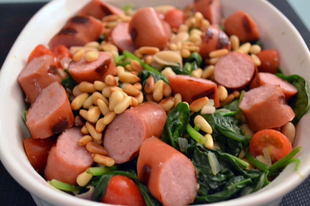 Spinach Sausage Saute_2