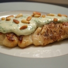 Red Snapper with Tahini-Parsley Sauce