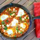Shakshouka [Eggs Poached in Tomato Sauce]