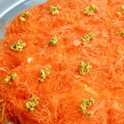 Knafeh [Sweet Cheese and Shredded Fillo Pastry]