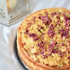 Knafeh [Sweet Cheese and Shredded Phyllo Pastry] Cheesecake