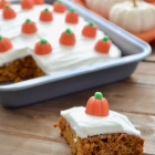 Pumpkin Spice Sheet Cake with Cream Cheese Frosting