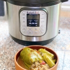 Instant Pot Stuffed Zucchini & Green Peppers