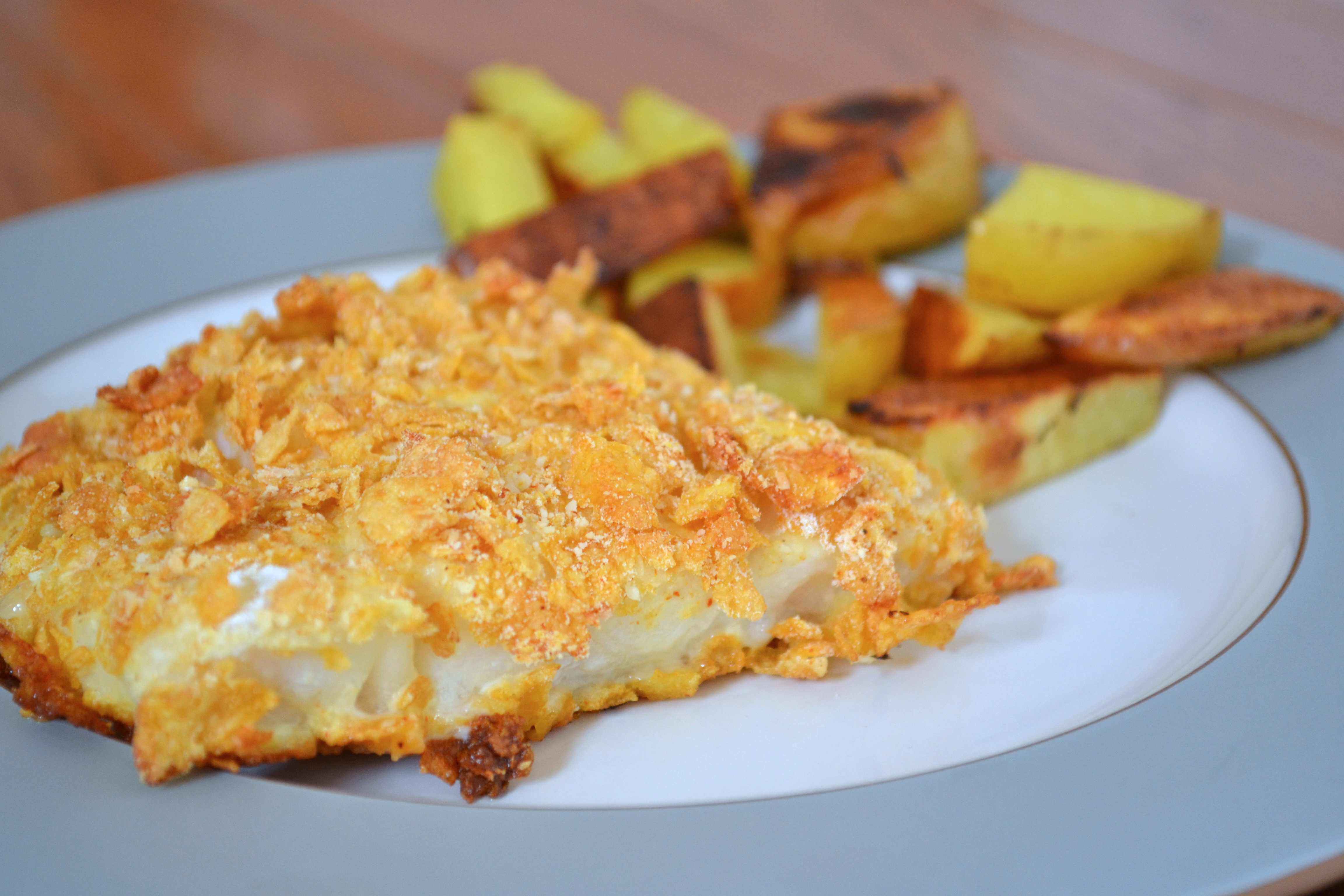 Oven Fried Fish and Chips - Measuring Cups, Optional