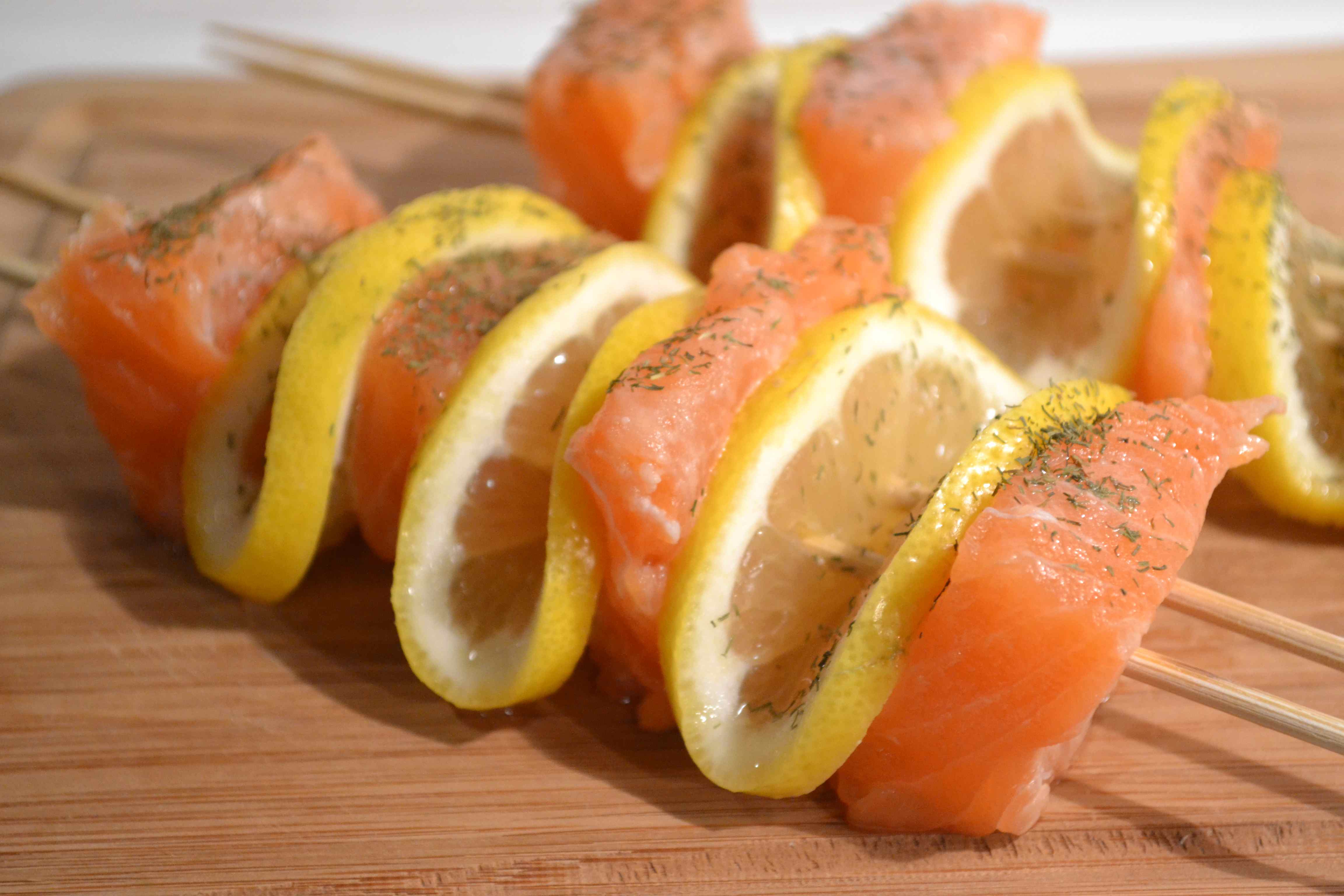 Zesty Salmon Kabobs - Measuring Cups, Optional