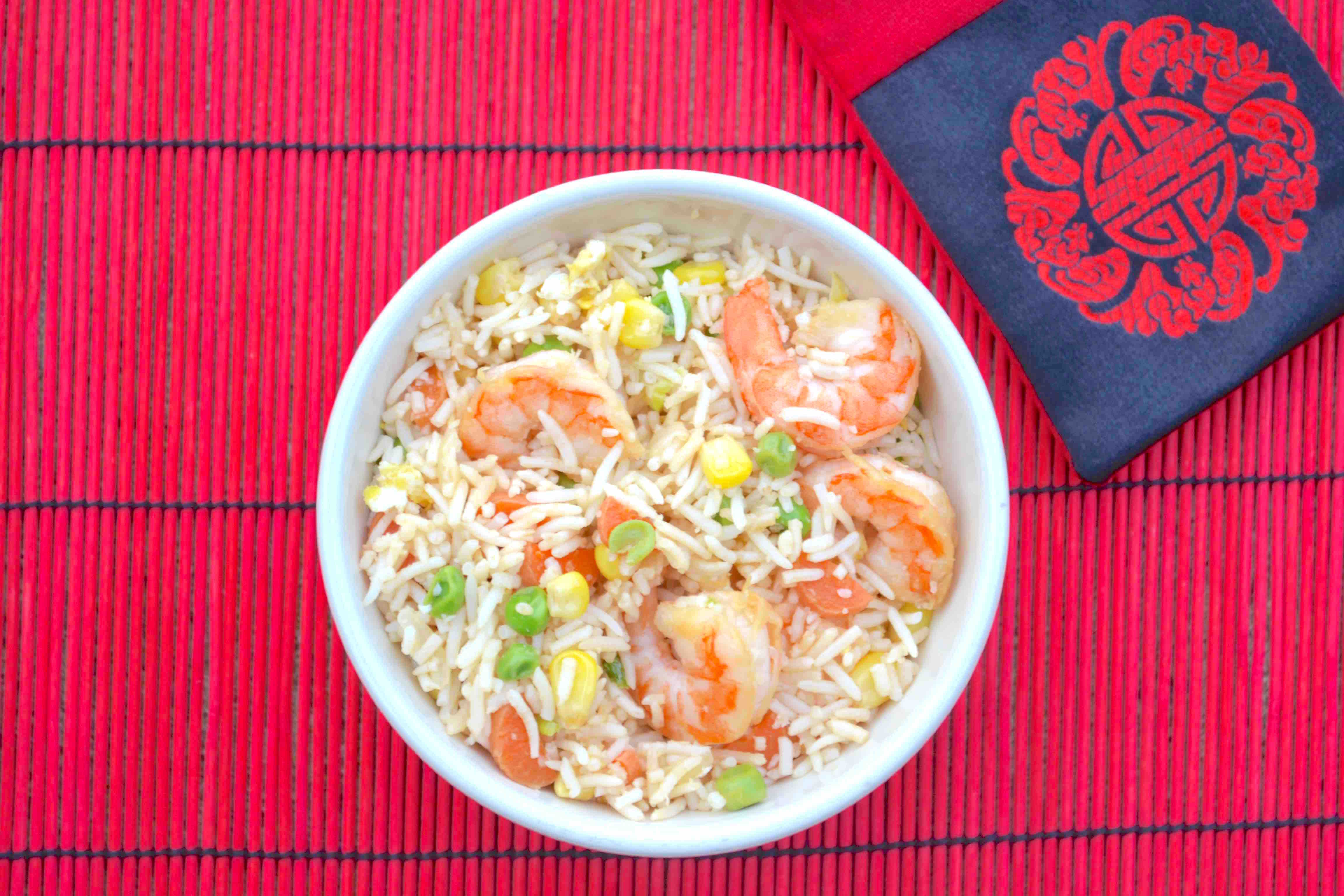 how many calories in 2 cups of shrimp fried rice