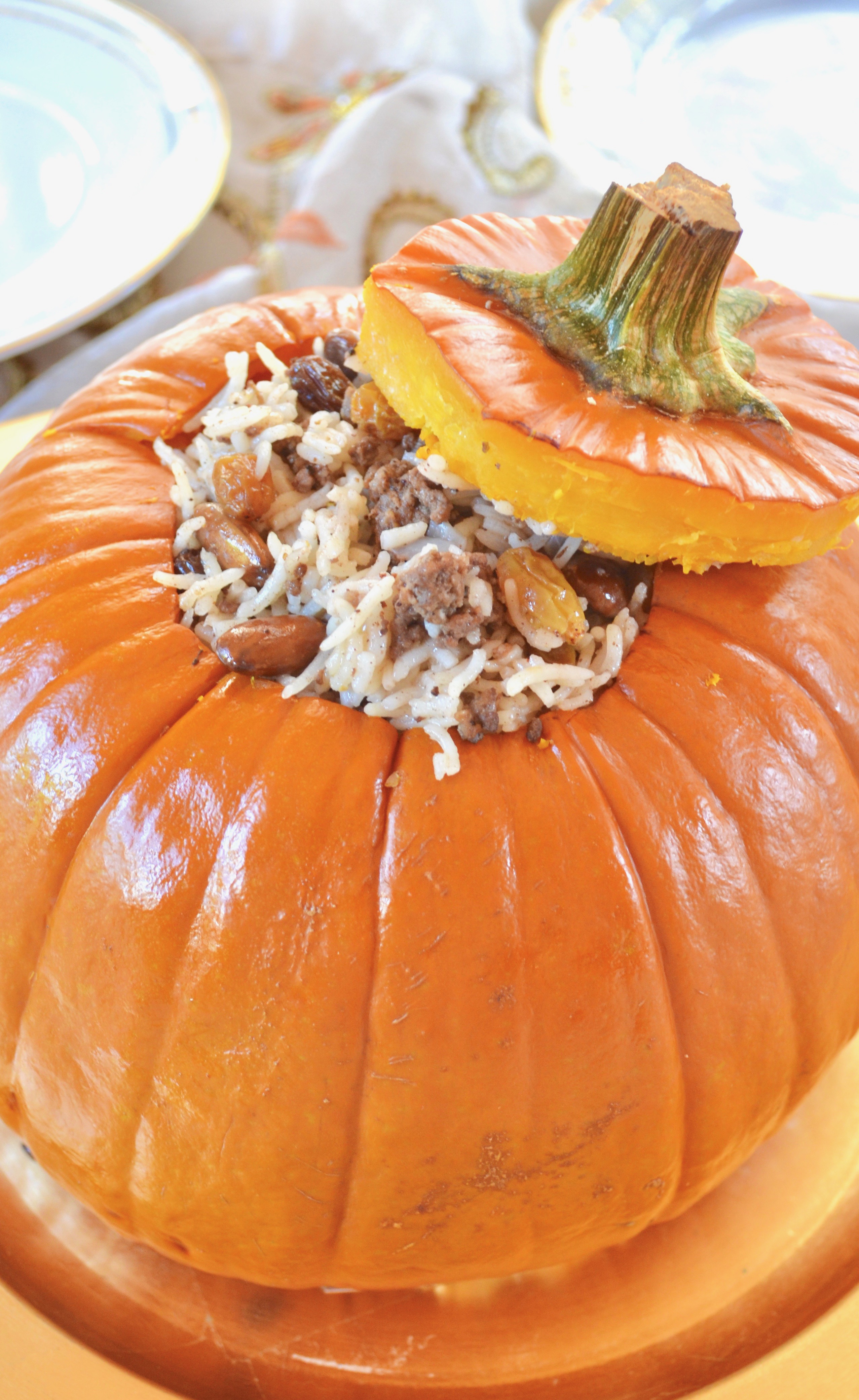 Basmati Stuffed Pumpkin - Measuring Cups, Optional